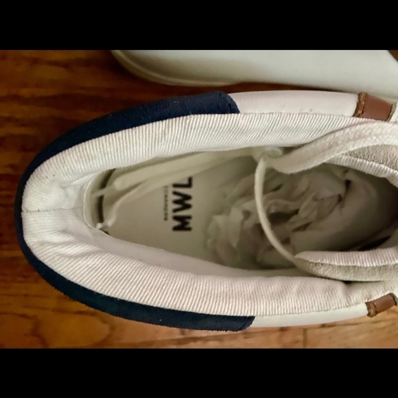 Madewell Men’s Sidewalk Hi Top Sneaker in Leather & Suede - Picture 3 of 6